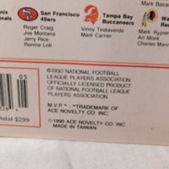 COPY - San Francisco 49'ers 1990 Collector Pin Series Joe Montana MVP PREMIER E… - Picture 5 of 5